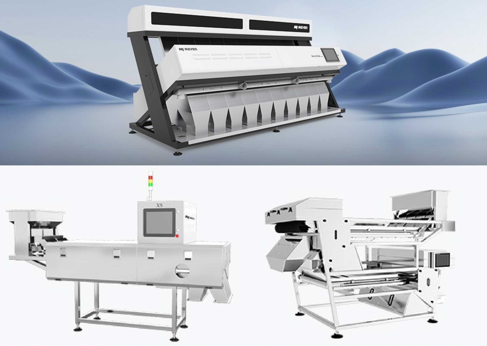 Modern Sortex spice cleaning facility